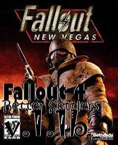 Box art for Fallout 4 Better Settlers v.1.1b