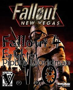 Box art for Fallout 4 Brighter Pipboy Worldmap v.1.0