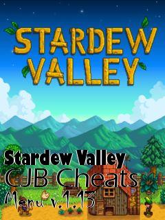 Box art for Stardew Valley CJB Cheats Menu v.1.13