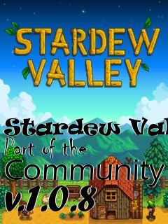 Box art for Stardew Valley Part of the Community v.1.0.8