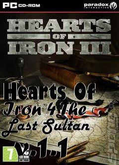 Box art for Hearts Of Iron 4 The Last Sultan  v.1.1