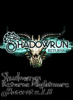 Box art for Shadowrun Returns Nightmare Harvest v.1.8