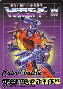 Box art for Salvo! battle generator