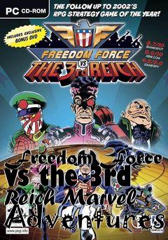 Box art for Freedom Force vs the 3rd Reich Marvel Adventures