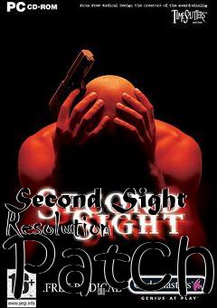 Box art for Second Sight Resolution Patch