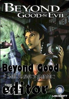 Box art for Beyond Good  Evil savegame editor
