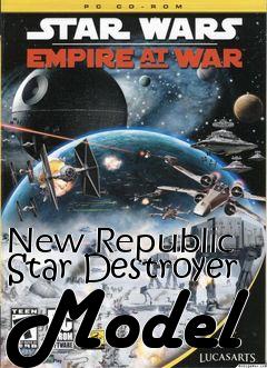 Box art for New Republic Star Destroyer Model