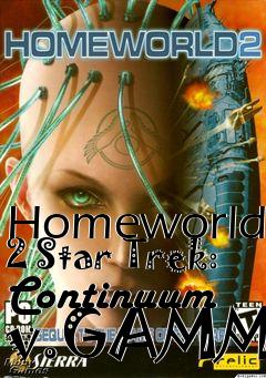 Box art for Homeworld 2 Star Trek: Continuum v.GAMMA