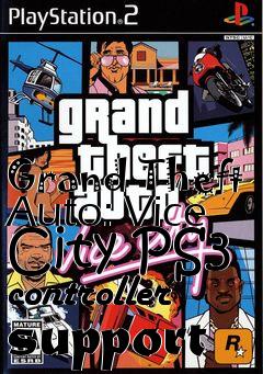 Box art for Grand Theft Auto: Vice City PS3 controller support