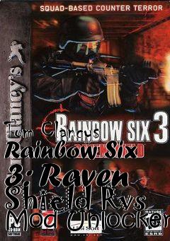 Box art for Tom Clancys Rainbow Six 3: Raven Shield Rvs Mod Unlocker