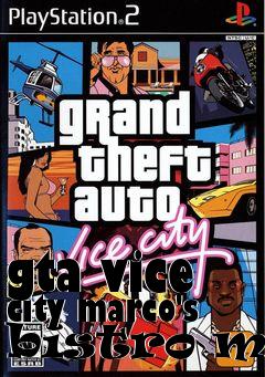 Box art for gta vice city marco