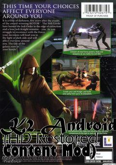 Box art for K2 Android (HD Restored Content Mod)