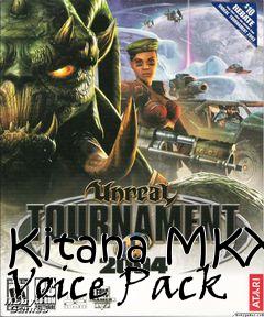 Box art for Kitana MKX Voice Pack
