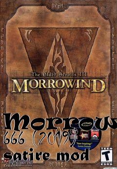 Box art for Morrowind 666 (2019) satire mod