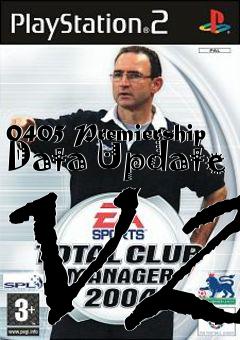 Box art for 0405 Premiership Data Update V2