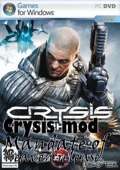 Box art for Crysis mod Mandate of Heaven release