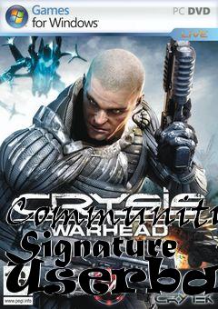 Box art for Community Signature Userbars