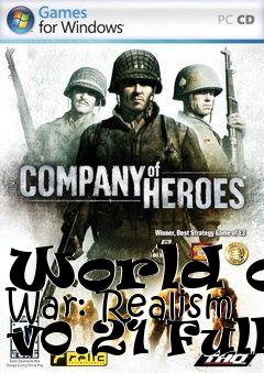 Box art for World of War: Realism v0.21 Full