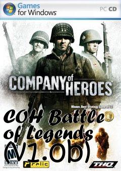 Box art for COH Battle of Legends (v1.0b)