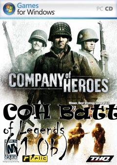 Box art for COH Battle of Legends (v1.0b)