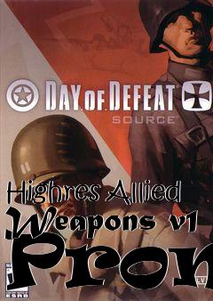 Box art for Highres Allied Weapons v1 Promo