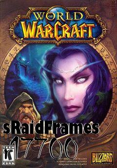 Box art for sRaidFrames r17700