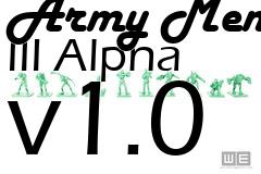 Box art for Army Men III Alpha v1.0