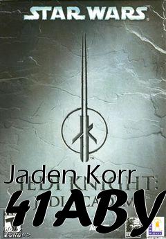 Box art for Jaden Korr 41ABY