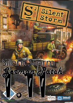 Box art for Silent Storm German Patch 1.11