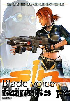 Box art for Blade voice taunts pack