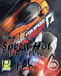 Box art for Need for Speed Hot Pursuit v1.040 Patch