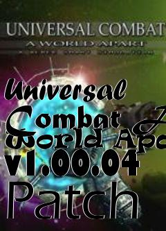 Box art for Universal Combat A World Apart v1.00.04 Patch