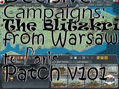Box art for Decisive Campaigns: The Blitzkrieg from Warsaw to Paris Patch v101