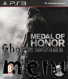 Box art for Ghosts admin menu