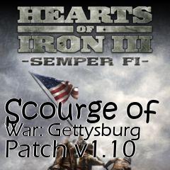 Box art for Scourge of War: Gettysburg Patch v1.10