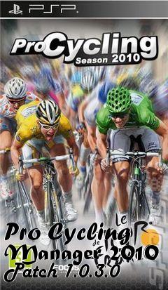 Box art for Pro Cycling Manager 2010 Patch 1.0.3.0