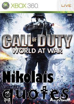 Box art for Nikolais quotes