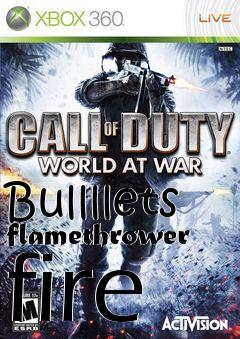 Box art for Bullllets flamethrower fire