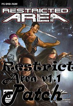 Box art for Restricted Area v1.1 Patch