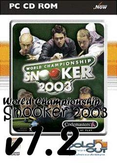 Box art for World Championship Snooker 2003 v1.2