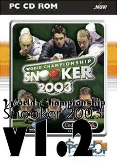 Box art for World Championship Snooker 2003 v1.2