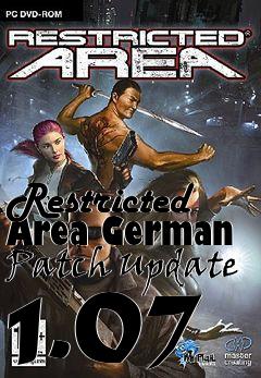 Box art for Restricted Area German Patch Update 1.07