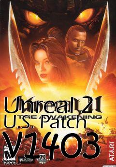 Box art for Unreal 2 U.S. Patch v1403