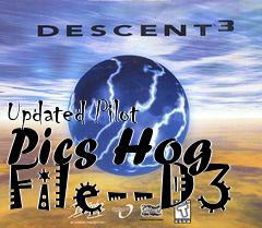Box art for Updated Pilot Pics Hog File--D3