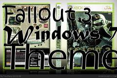 Box art for Fallout 3 Windows 7 Theme