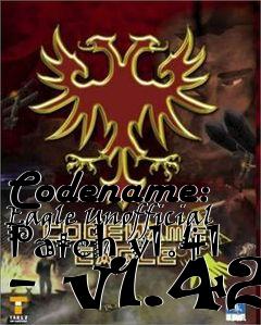 Box art for Codename: Eagle Unofficial Patch v1.41 - v1.42