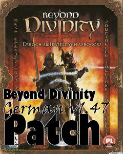 Box art for Beyond Divinity German v1.47 Patch