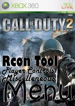 Box art for Rcon Tool Player Controls Miscelleneous Menus