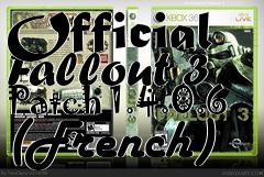 Box art for Official Fallout 3 Patch 1.4.0.6 (French)