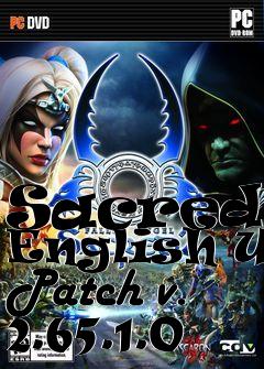 Box art for Sacred 2 English UK Patch v. 2.65.1.0